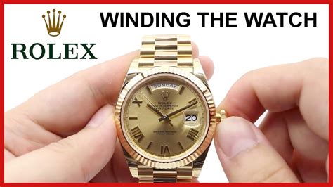 how many times do you wind a rolex|winding a Rolex datejust.